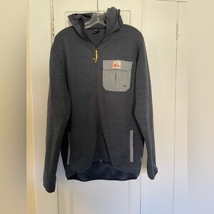 Picture Organic Marco jacket fleece hooded gray size xl